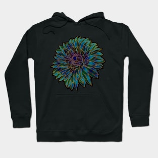 Colorful Chrysanthemum flower Hoodie